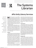 APIs Unify Library Services